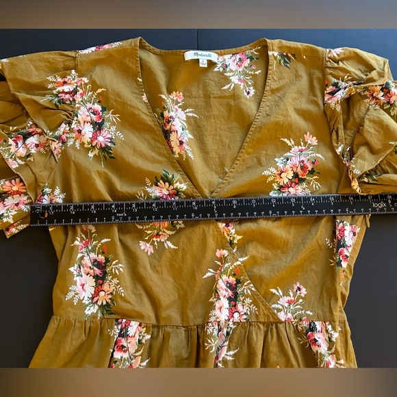 NWOT Madewell Blouse Floral - Picture 8 of 9